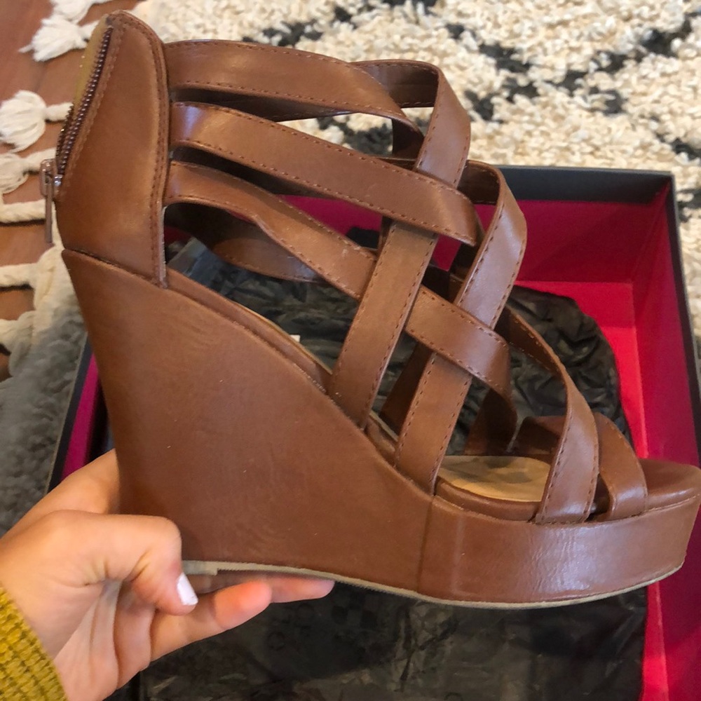 Brown heels